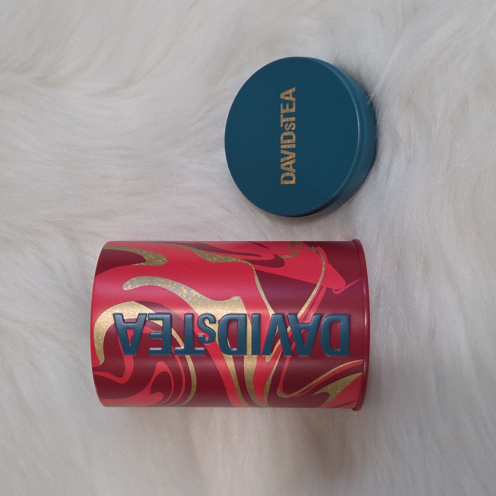 2 For $20 NEW! DAVIDsTEA Christmas Perfect Tin *Retired* Davids Tea